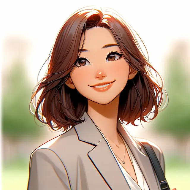 Cartoonize Yourselfで生成された女性の似顔絵