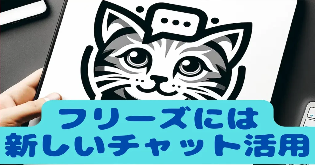 フリーズには新しいチャット活用