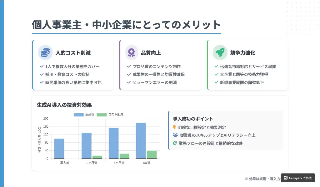 Gensparkで作成したスライド3枚目