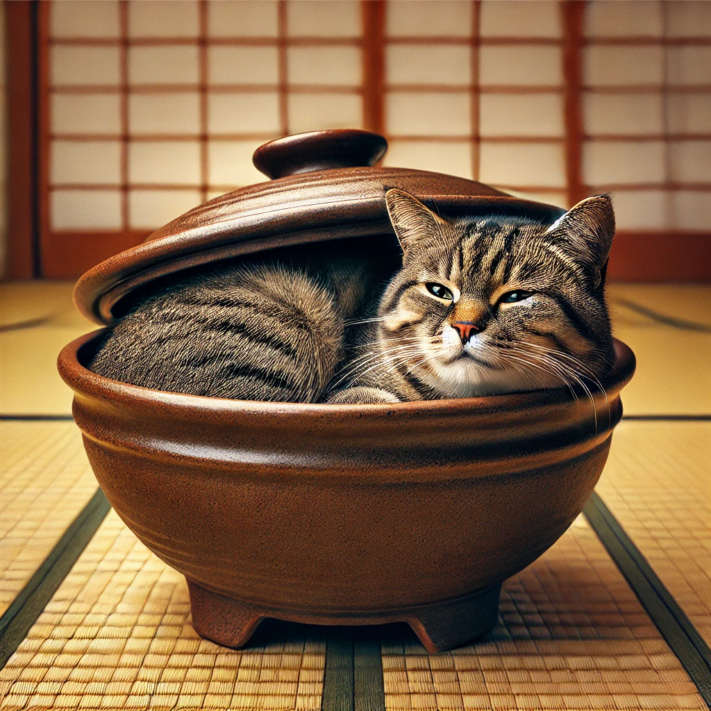 プロンプトは「猫鍋の写真を生成してください」by DALL·E