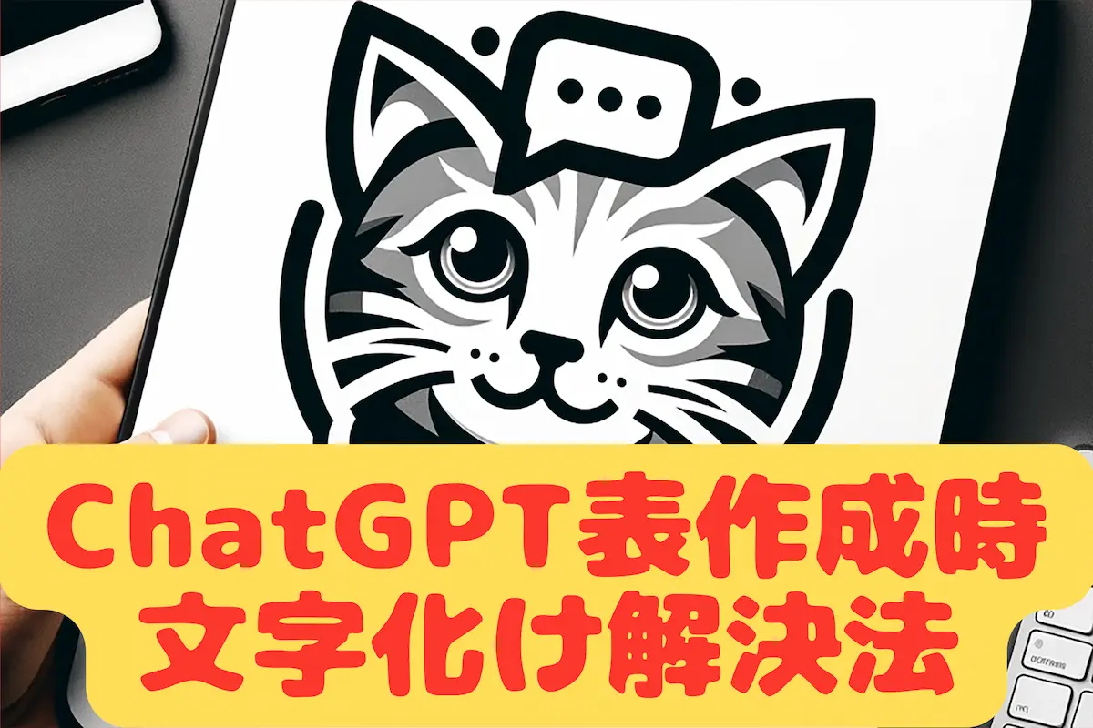 ChatGPTで文字化けしたグラフ