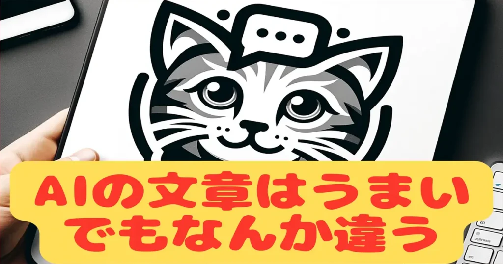 AIの文章はうまいのになんか違う