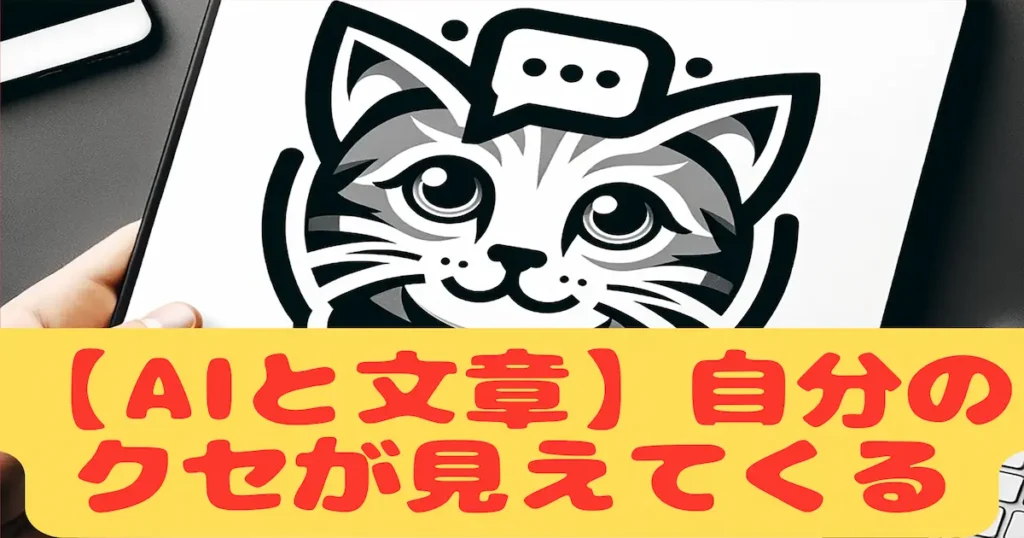 【AIと文章】自分のクセが見えてくる